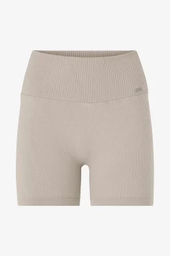 Aim'n Cykelbyxor Black Ribbed Midi Biker Shorts