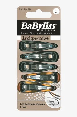 BaByliss Hårklämma anti-glid 5 st