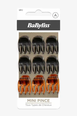 BaByliss Hårklämma mini 9 st