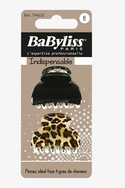BaByliss Krokoklämma mönstrad 2 st