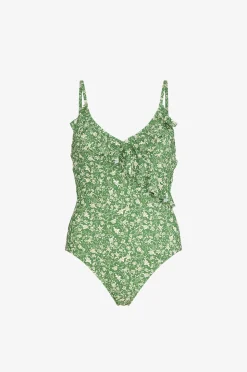 Becksöndergaard Baddräkt Fleurie Bly Frill Swimsuit