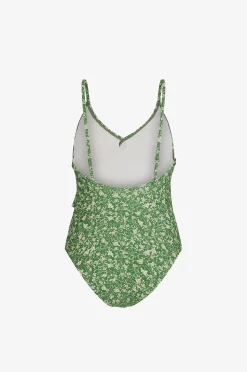 Becksöndergaard Baddräkt Fleurie Bly Frill Swimsuit
