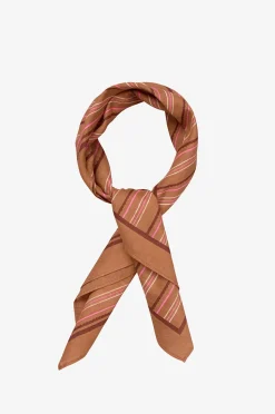 Becksöndergaard Scarf Scallopia Striped Cotta Scarf