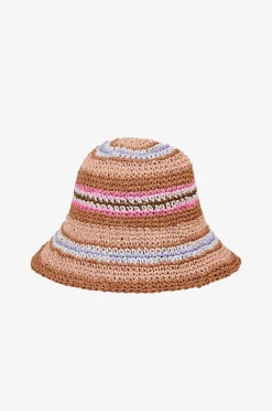 Becksöndergaard Stråhatt Striped Saverina Straw Hat