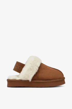 Bianco Innetofflor biaSweetie Flatform Elastic Slipper Faux Suede