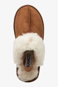 Bianco Innetofflor biaSweetie Flatform Elastic Slipper Faux Suede