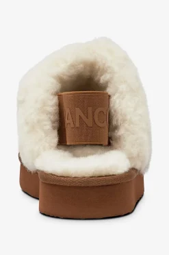 Bianco Innetofflor biaSweetie Flatform Elastic Slipper Faux Suede