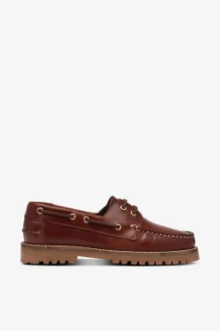 Bianco Loafers Biacapri Boat Shoe Pull Up Leather