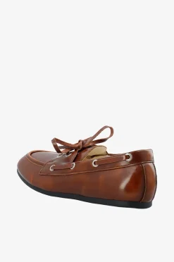 Bianco Loafers Biamarlene Boat Shoe Leather