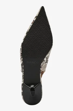 Bianco Pumps biaKristin Kitten Heel Slingback Faux Snake