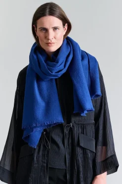 Bitte Kai Rand Halsduk Block wool