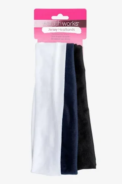 Brushworks Jersey Headbands - 3 Pack
