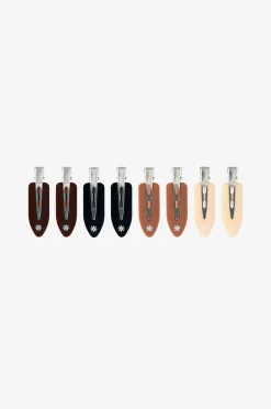 Brushworks Nude No Crease Hair Clips 8-pack