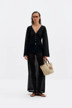 By Malina Maxikjol Fannie Pointelle Knitted