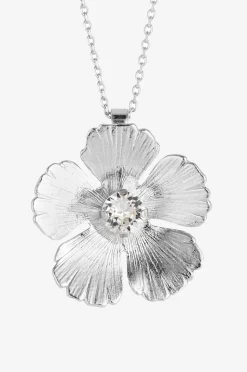 Caroline Svedbom Halsband Mini Anemone Necklace Rhodium