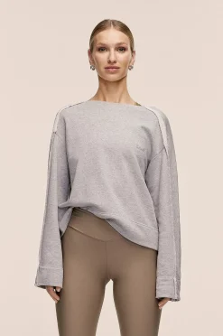 Casall Sweatshirt Reversed Seam Terry Crew