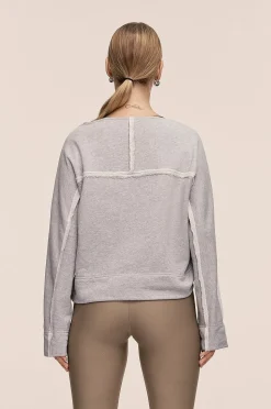 Casall Sweatshirt Reversed Seam Terry Crew