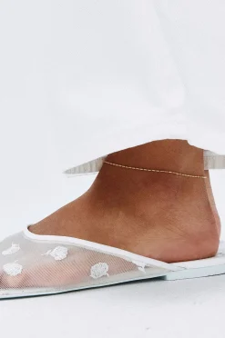 Edblad Fotlänk Seed Bead Anklet Gold