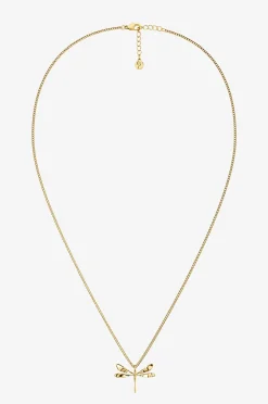 Edblad Halsband Dragonfly Necklace S Gold