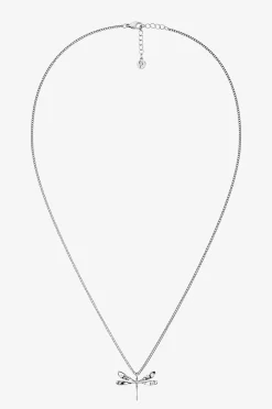 Edblad Halsband Dragonfly Necklace S Silver