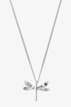Edblad Halsband Dragonfly Necklace S Silver
