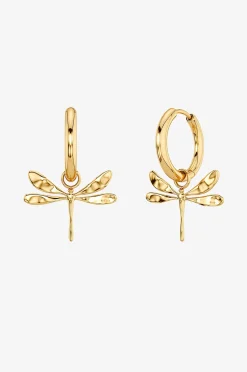 Edblad Örhängen Dragonfly Hoops Gold