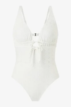Ellos Collection Baddräkt med broderie anglaise