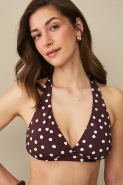 Ellos Collection Bikinitopp med halterneckdesign