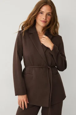 Ellos Collection Blazer med skärp i midjan