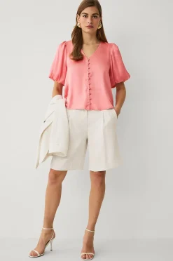 Ellos Collection Blus i satin