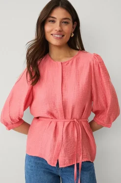 Ellos Collection Blus med knytband