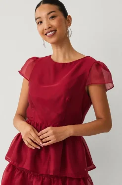 Ellos Collection Blus med peplum