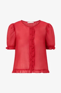 Ellos Collection Blus med puffärm