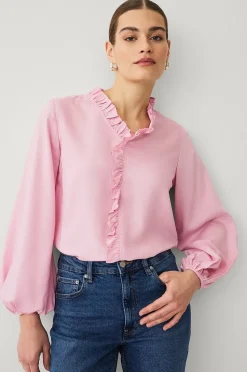 Ellos Collection Blus med volanger
