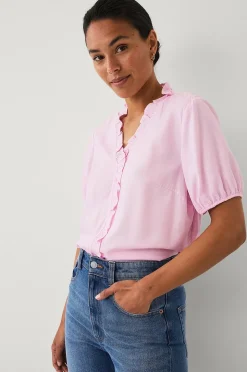 Ellos Collection Blus med volang