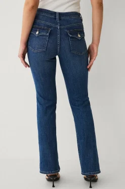 Ellos Collection Bootcut jeans med bakfickor