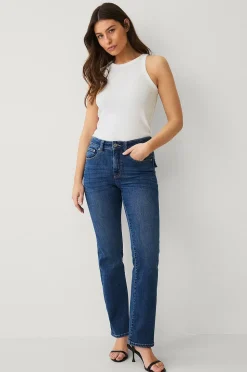 Ellos Collection Bootcut jeans med bakfickor