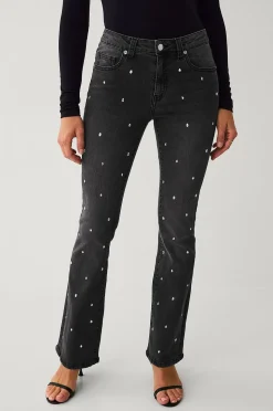 Ellos Collection Bootcut jeans med strass