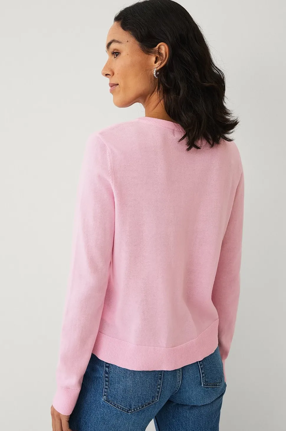 Ellos Collection Cardigan med ribbade detaljer