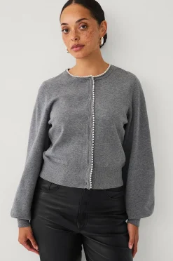 Ellos Collection Cardigan med pärlor