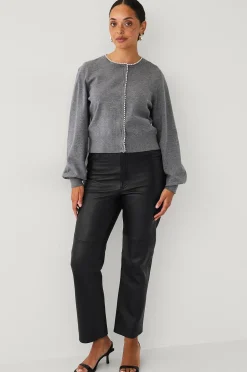 Ellos Collection Cardigan med pärlor