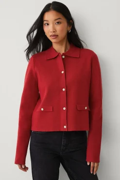 Ellos Collection Cardigan med glittriga knappar