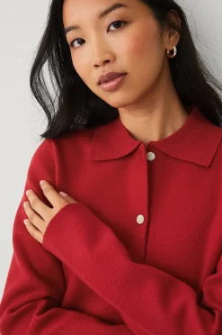Ellos Collection Cardigan med glittriga knappar