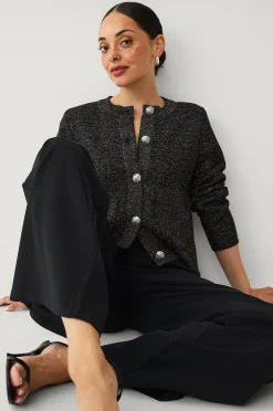 Ellos Collection Cardigan med guldfärgade knappar