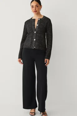 Ellos Collection Cardigan med guldfärgade knappar