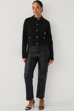 Ellos Collection Cardigan med glittriga knappar