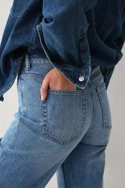 Ellos Collection Croppade jeans med vida ben