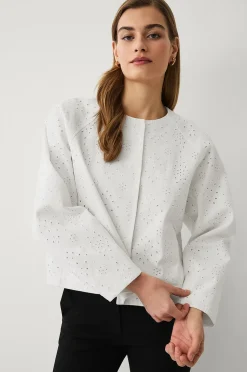 Ellos Collection Jacka i Broderie Anglaise