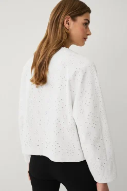 Ellos Collection Jacka i Broderie Anglaise