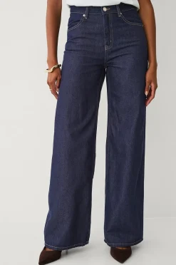 Ellos Collection Jeans med vida ben och hög midja